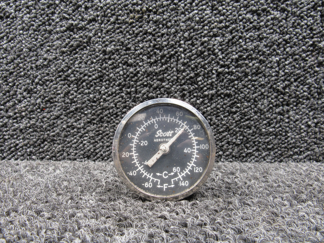 【航空機部品】OAT計(外気温度計) 1585-5-41 Cessna 172 Scott Aerotherm OAT Gauge – BAS Part Sales