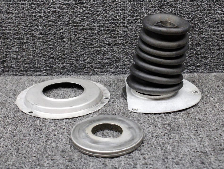 35270-000, 35284-003, 35281-000 Piper PA28-181 Nose Steering Boot with Plate LH