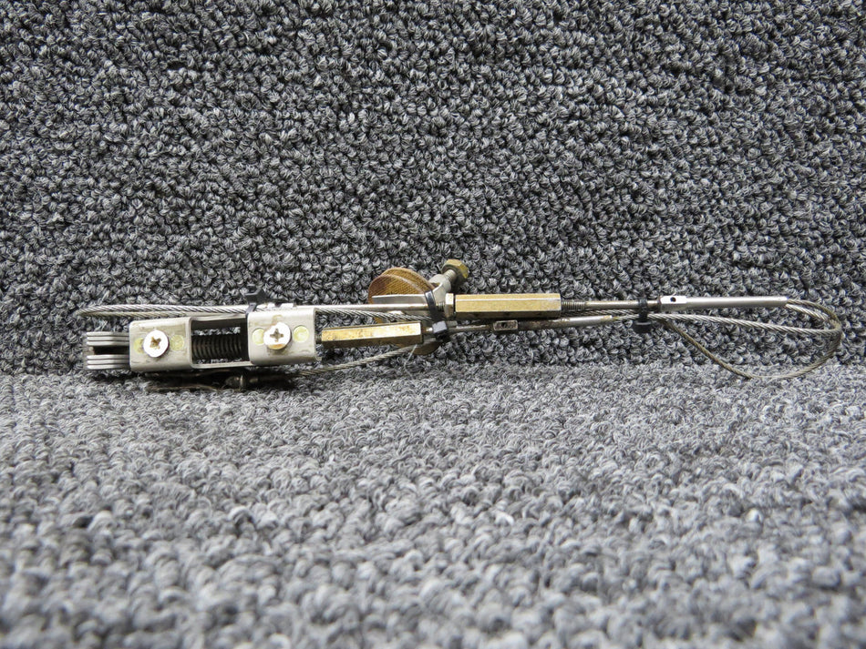 169-420036-94 Beechcraft B24R Upper Cabin Door Latch Assembly w Cable and Pulley