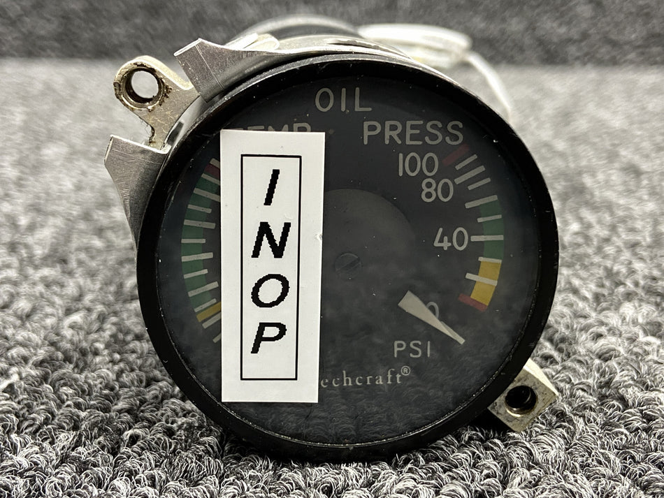 MD-63-3 (Alt: 102-380014-3) Mid-Cont Oil Temperature, Pressure Indicator (Core)