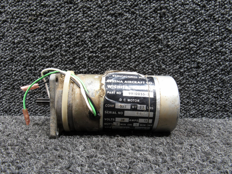 9910055-3 Cessna 501 Electro-Mech DC Flap Motor Assembly