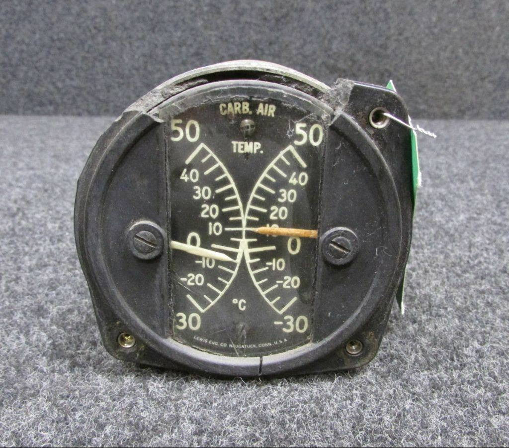 97 AT SB Lewis Eng. Carb. Air Temp. Indicator 14 volts (CORE) BAS Part Sales | Airplane Parts