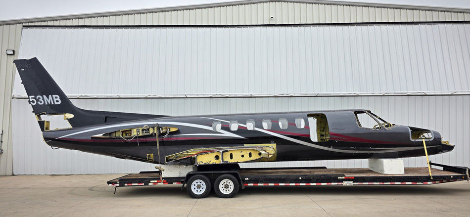 Cessna Citation 560 V Fuselage with Bill of Sale, Airworthiness, Tag, and Logs