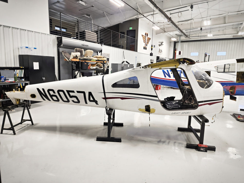 Cessna 162 Fuselage with Bill of Sale, Data Tag, and Logbooks