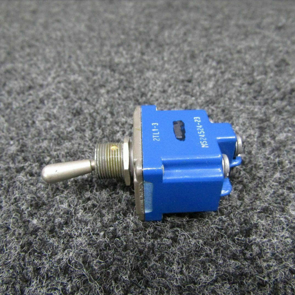 2TL1-3 (USE: MS24524-3) Piper PA-31T Toggle Switch (C20) BAS Part Sales | Airplane Parts