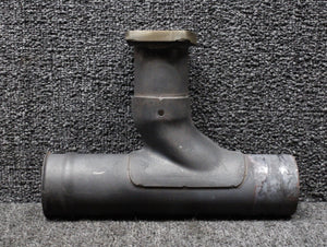 654325 Continental TSIO-550-C Exhaust Riser Tee LH with Probe Hole