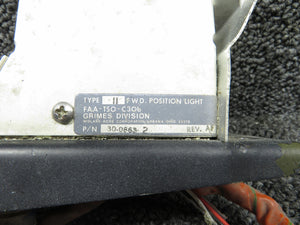 45A88750-12 Mitsubishi MU-300 Wing Tip Light Assembly RH