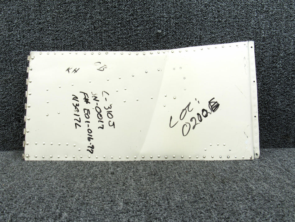 0826000-2 Cessna 310 MLG RH OBD Door Assembly (White-Chipped)