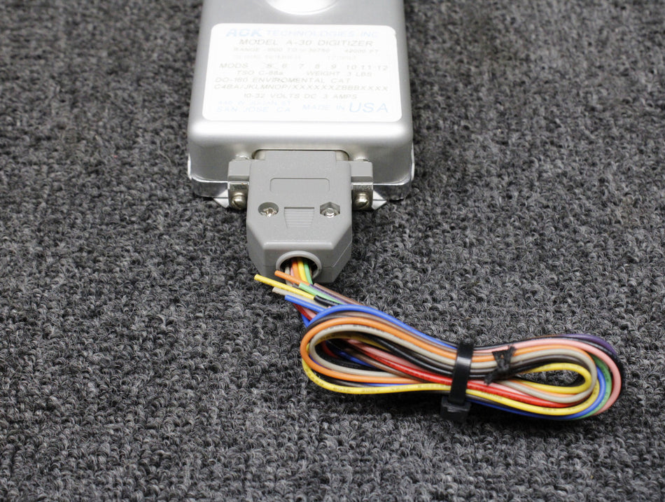 A-30 ACK Altitude Digitizer with Tray, Connector, Modification (10-32V, .3A)
