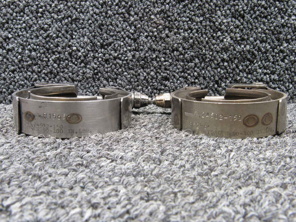 24502-150 Aircraft Coupling Clamp Assembly (Set of 2)