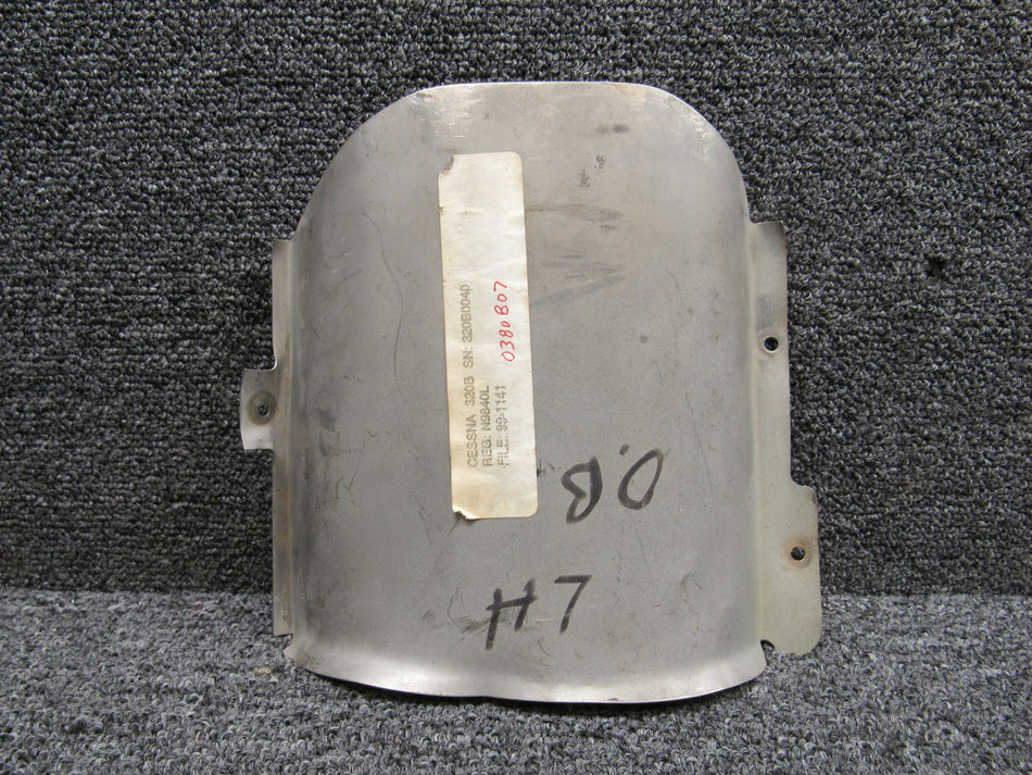 0850716-1 Cessna 320B Engine Exhaust Outboard Drip Shield LH