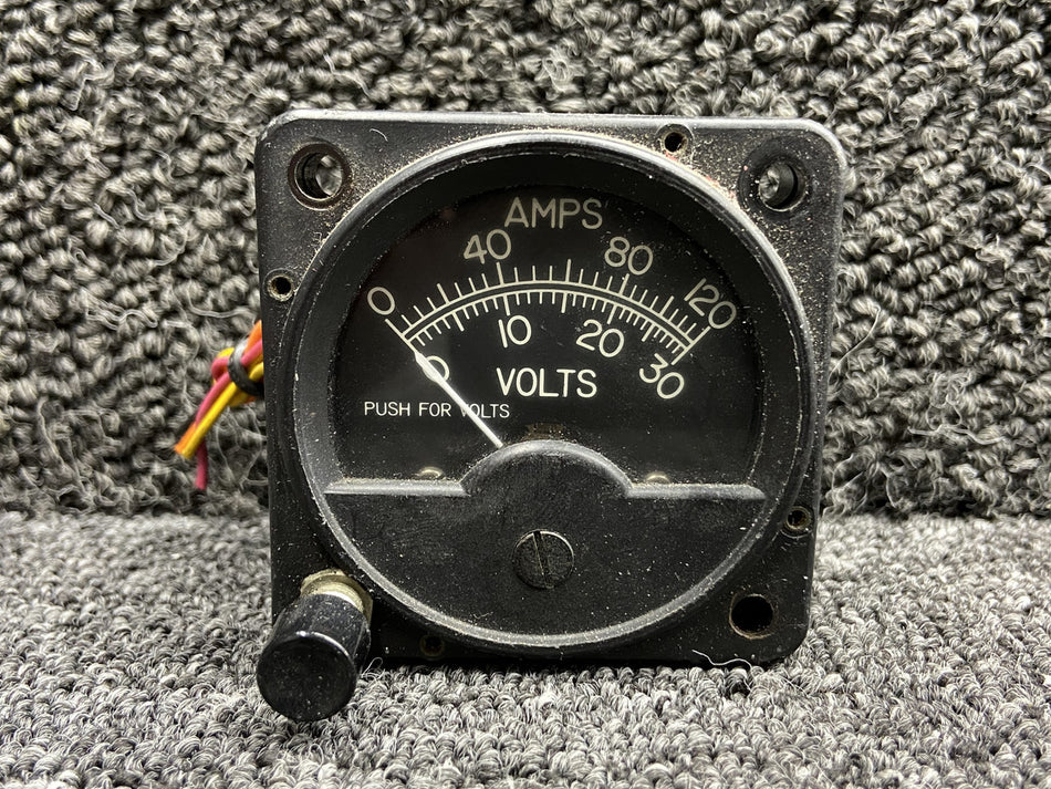 0302-009 (Alt: 980031-503) B&D Instruments Volt, Amp Meter Indicator