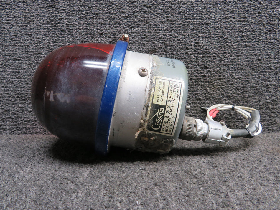 C621002-0107 Cessna 310Q Lower Fuselage Beacon Light Assembly (Volts: 28)