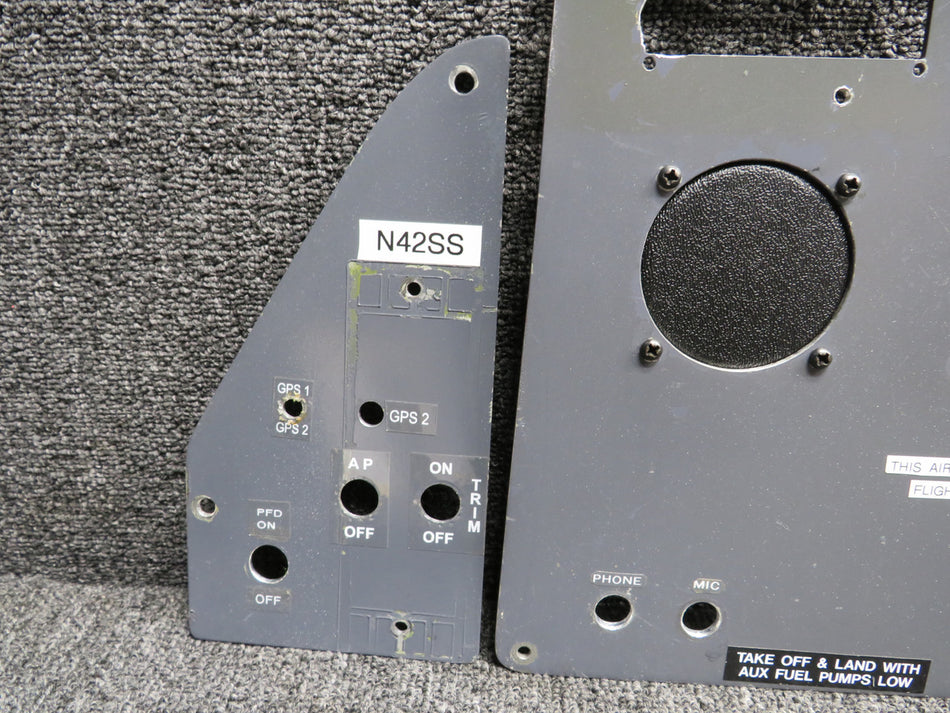 0813594-13, 0813593-7 Cessna 310Q Instrument Shock Panel Set