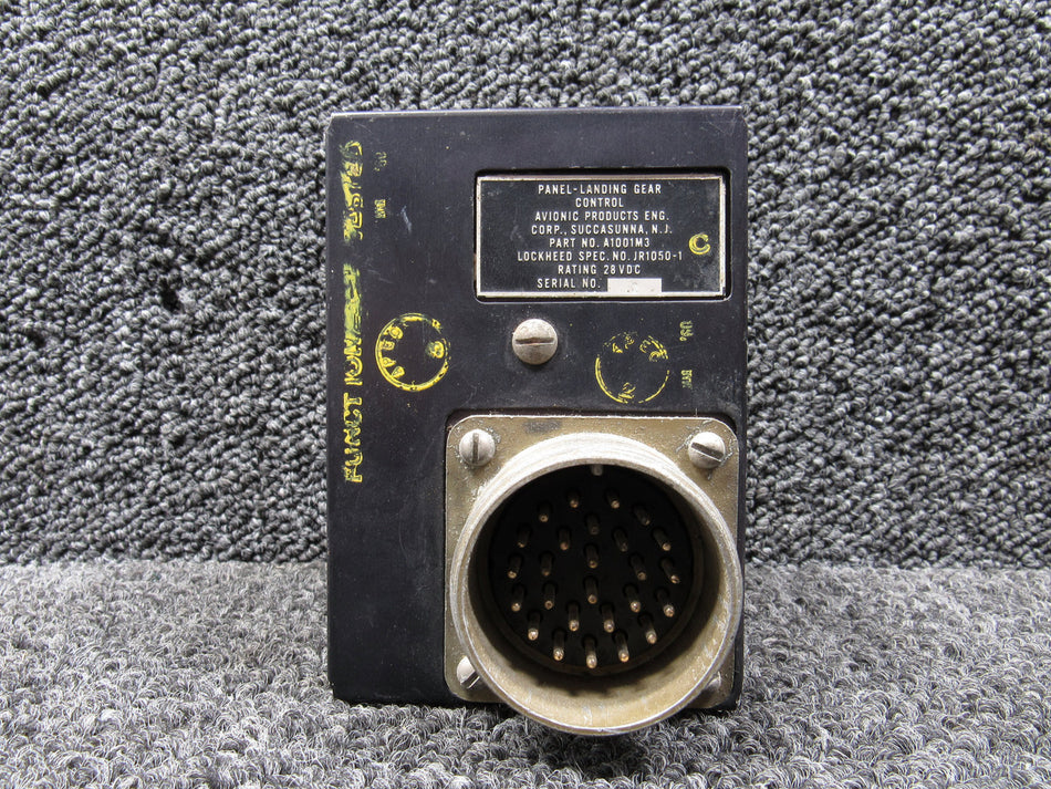 A1001M3 (Alt: JR1050-1) Avionic Products Landing Gear Control Panel (Volts: 28)