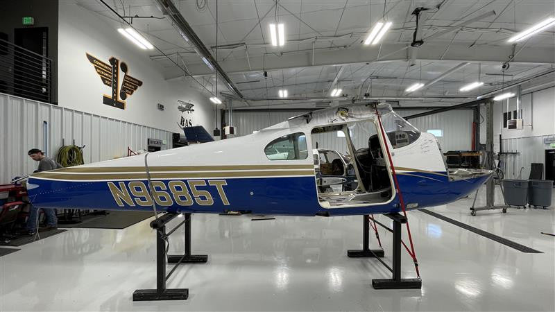 Cessna 210 Fuselage with Bill of Sale, Data Tag, Airworthiness, and Logs