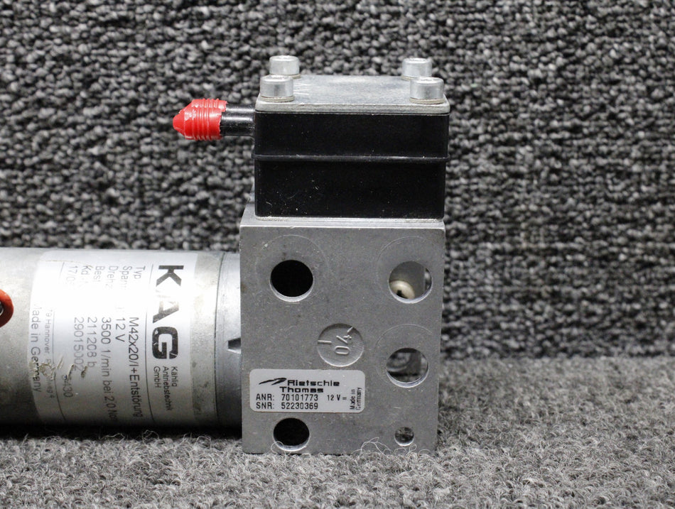 M42x20/I KAG Door Seal Pump Assembly (Volts: 12)