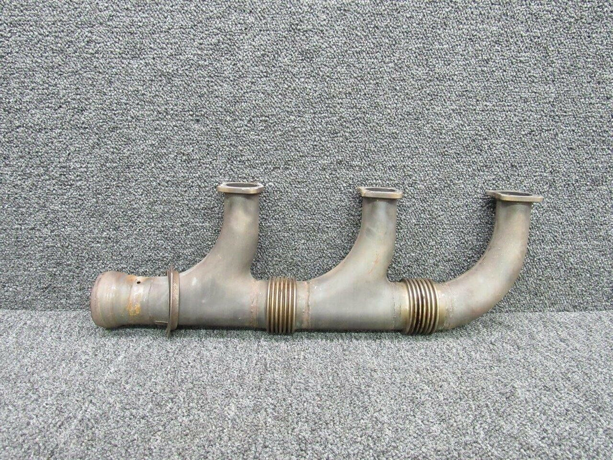 0850660-7 Cessna 320 Continental TSIO-470-B Exhaust Stack Assy RH Old Style BAS Part Sales | Airplane Parts