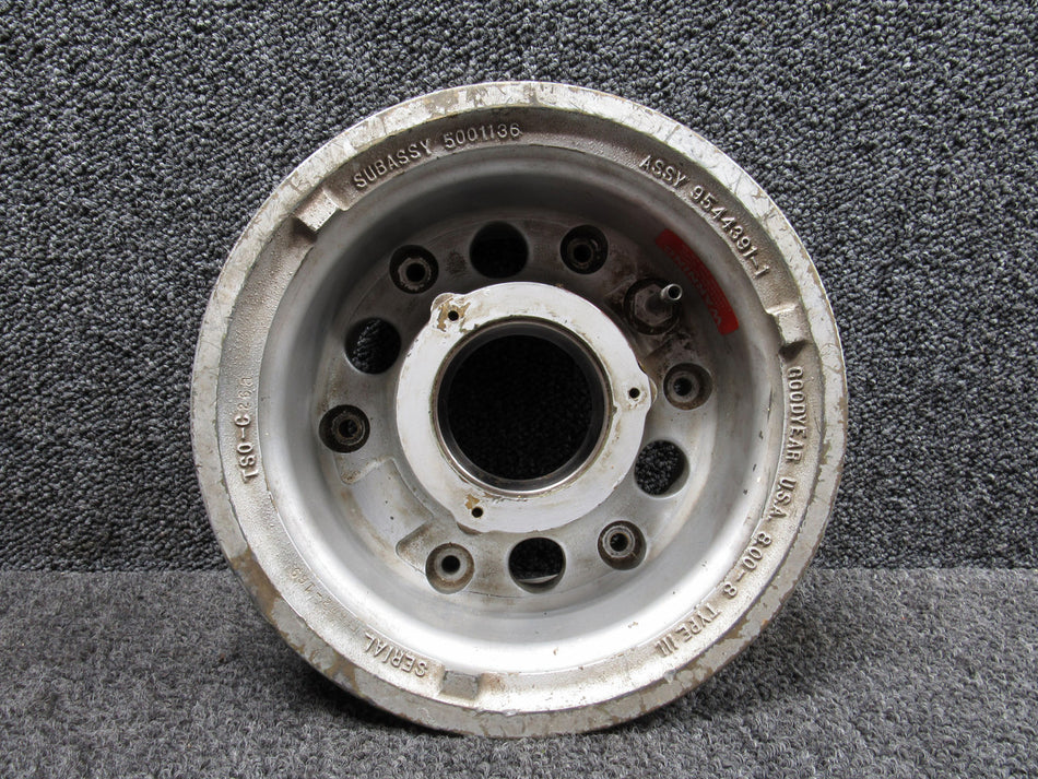 5001136 Goodyear 9544391-1 8.00-8 Type III Main Wheel Outer Half