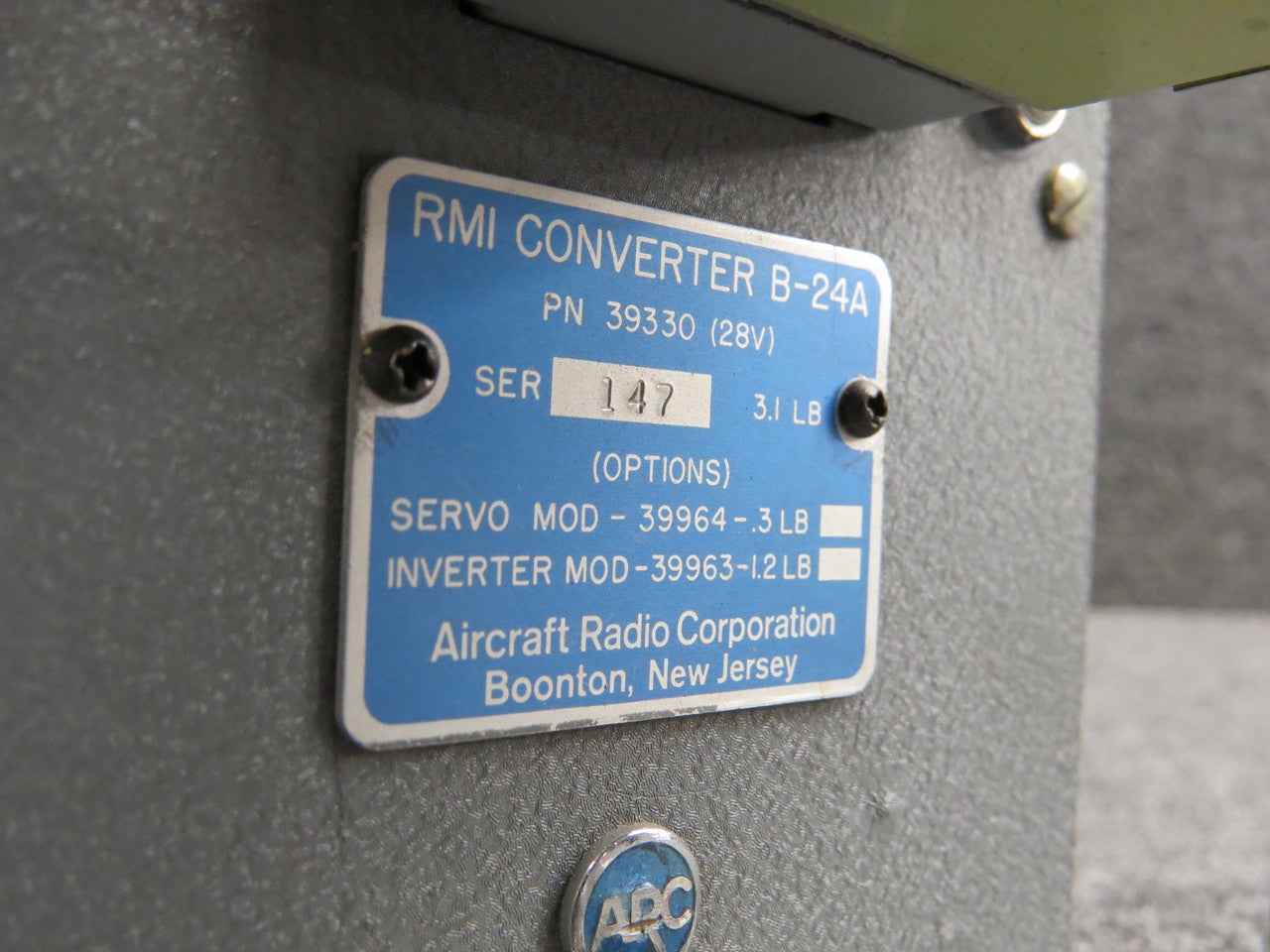 39330 ARC B-24A RMI Converter (Volts: 28) – BAS Part Sales