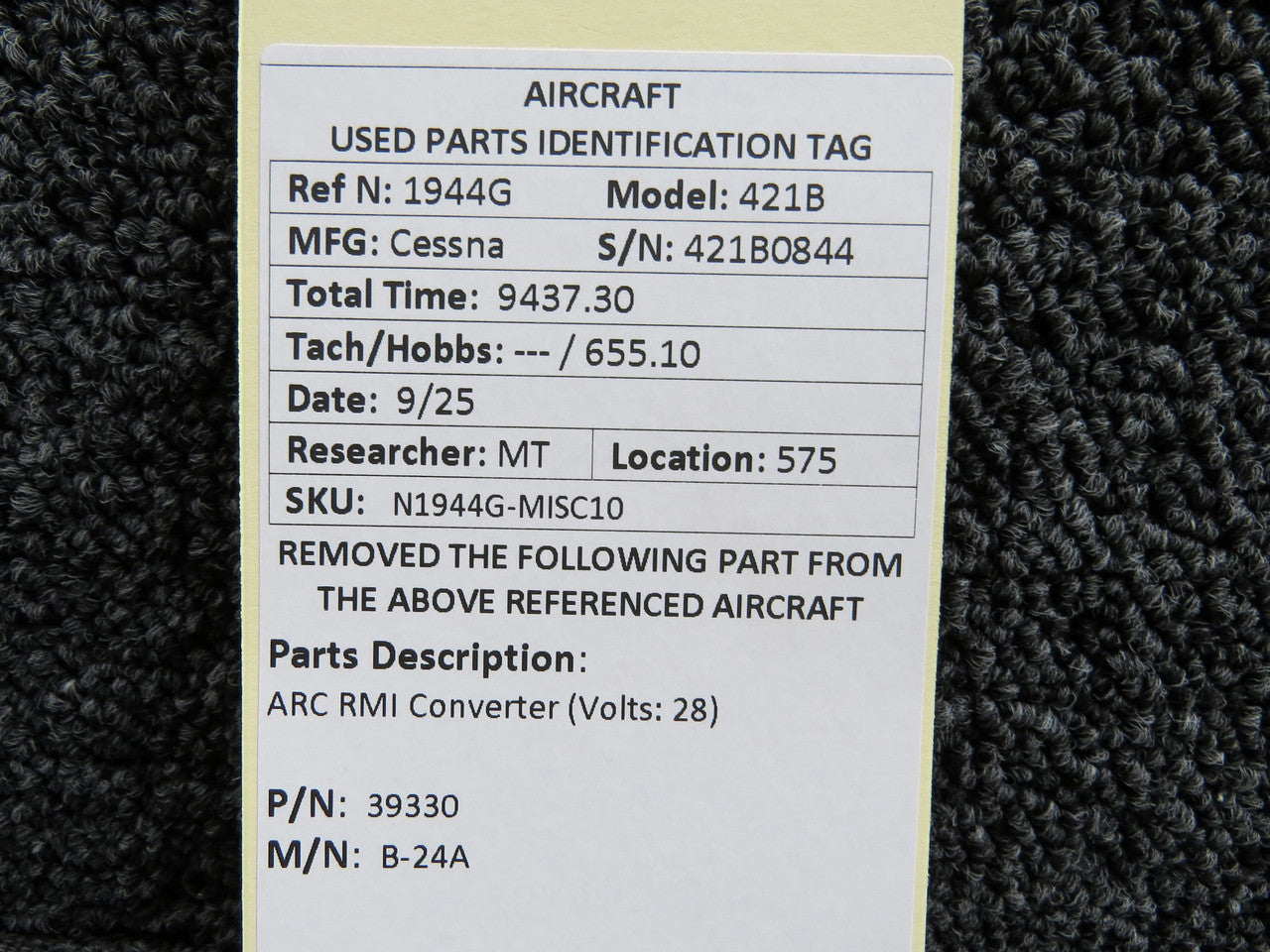 39330 ARC B-24A RMI Converter (Volts: 28) – BAS Part Sales