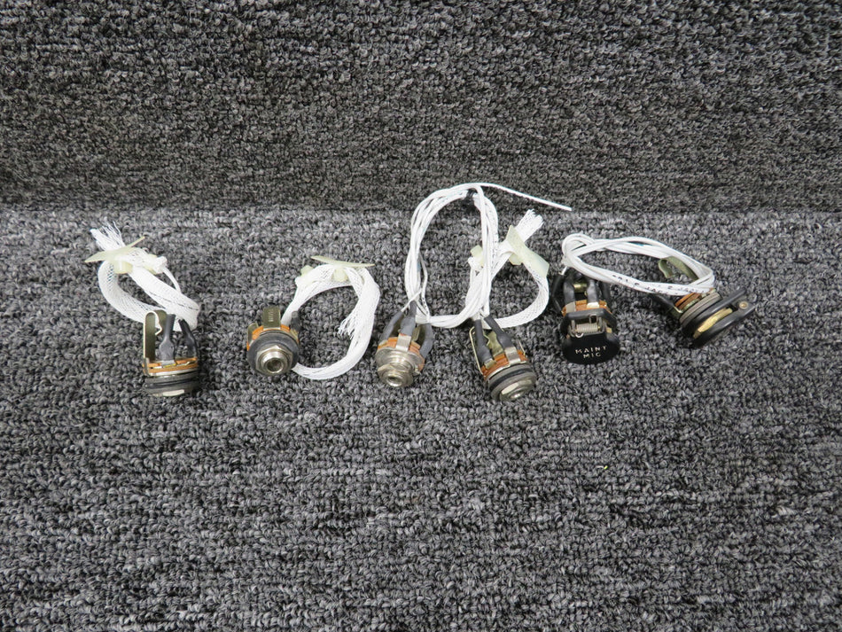 M641-5-1, M641-6-1 Hawker BAE 125-800A Microphone Jack Set of 6