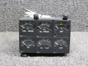 IU540-005 (Alt: 880059-515) Sigma-Tek Mooney 169BK Instrument Cluster Panel (28V)