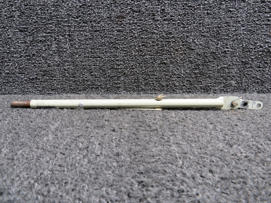 350193-501 Mooney M20M Baggage Door Latch Rod Fwd w Lever & Arm (Round Edge)
