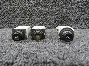 7274-2-1, 7274-11-2 Klixon Circuit Breakers Set of 3 (Amps: 1 and 2)