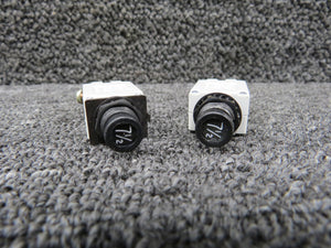 7277-2-7.5, 7274-2-7.5 Klixon Circuit Breakers Set of 2 (Amps: 7.5)