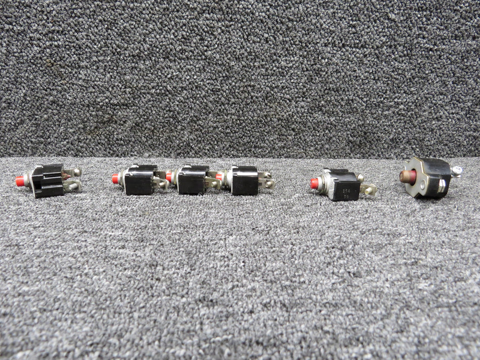 PSM-10N, PSM-15N, PSM-5N Klixon PSM Circuit Breakers Set of 6