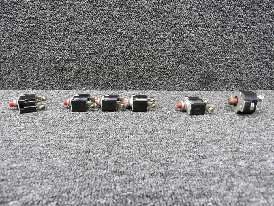 PSM-10N, PSM-15N, PSM-5N Klixon PSM Circuit Breakers Set of 6