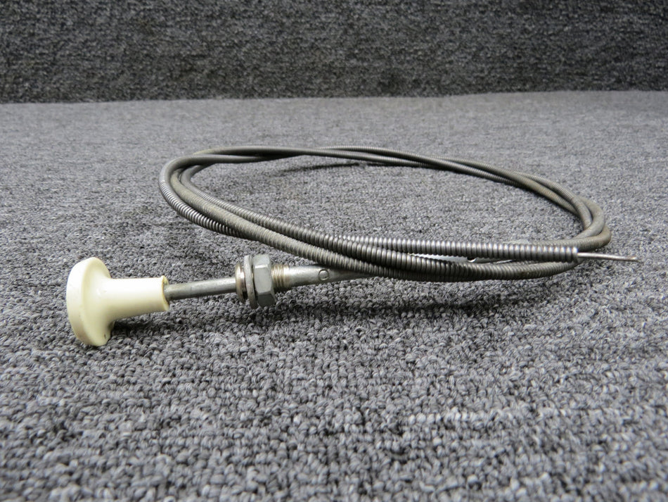 0713302-7 (Use: S1239-4) Cessna 210 Fuel Strainer Drain Control Cable (L: 77”)