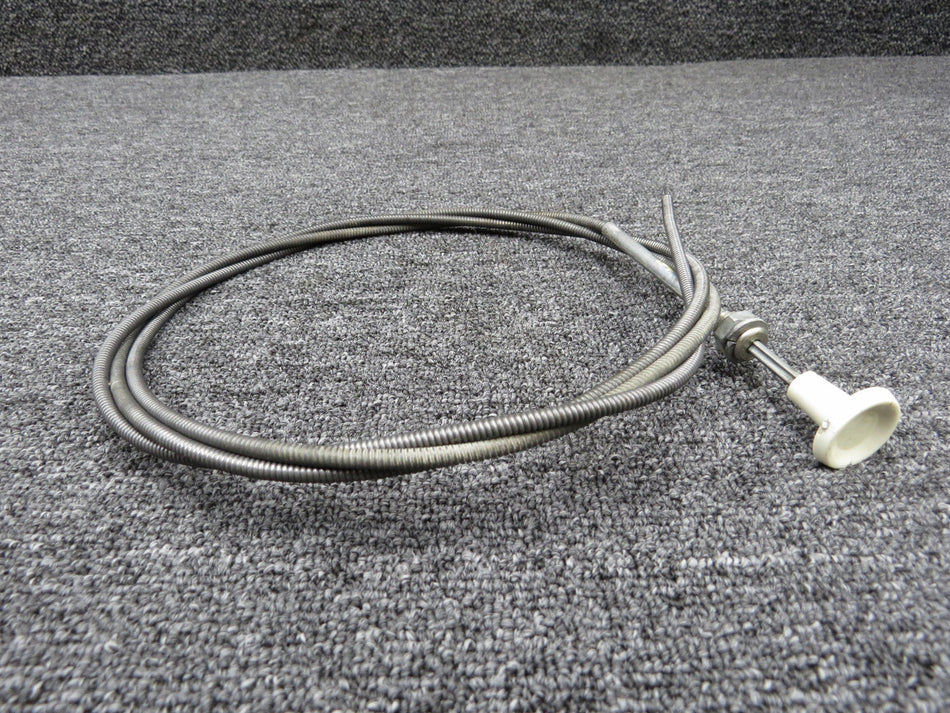 0713302-7 (Use: S1239-4) Cessna 210 Fuel Strainer Drain Control Cable (L: 77”)