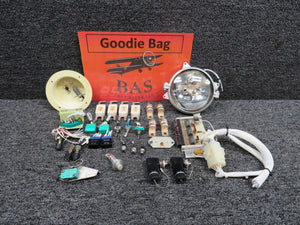 Hawker BAE 125-800A Goodie Bag with Switches, Lights, Fuses, Etc