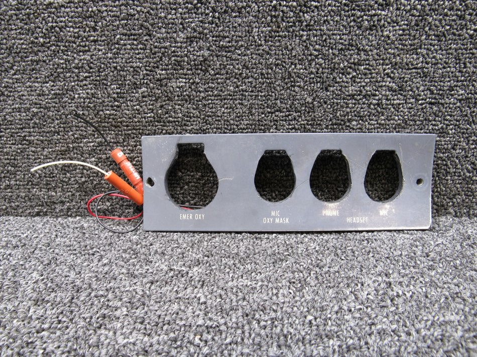 9914238-1 Cessna Citation III 650 Lighted Oxygen and Microphone Panel LH