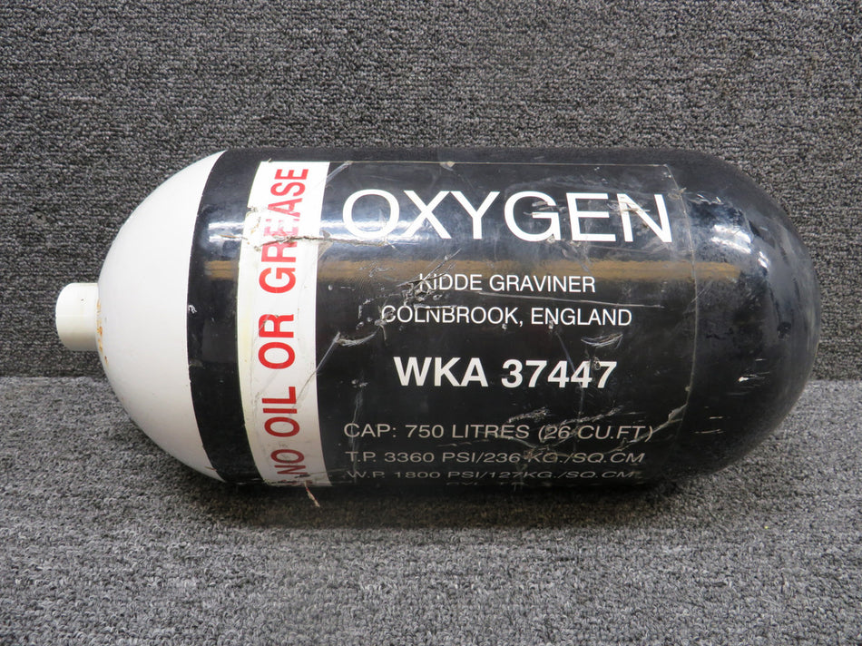 WKA37447 Kiddie Graviner Oxygen Cylinder