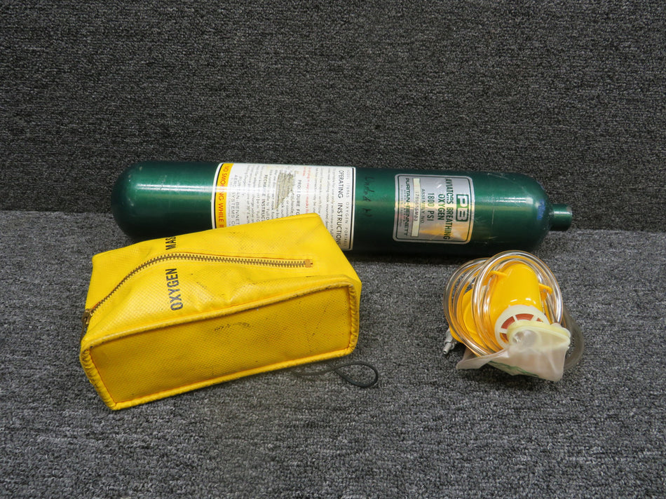 176965SMB3 Puritan Bennett Aviators Breathing Oxygen Cylinder Assembly (1800 PSI)