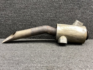 492-7, 35-950004-7 Hanlon & Wilson Exhaust Muffler Assembly LH w Tailpipe