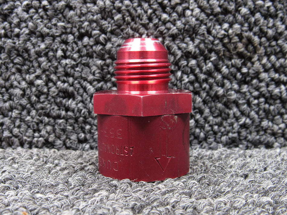 353-00 Dukes Astronautics Fuel Check Valve