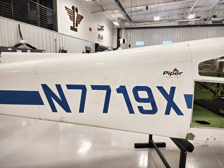 Piper PA44-180 Fuselage with Bill of Sale, Data Tag, Airworthiness, and Logbooks
