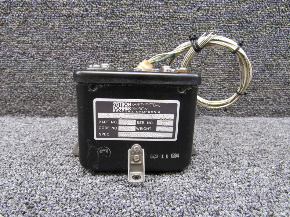 4940 (Alt: 9914092-2) Systron Donner Fire Detector Control Module AIM
