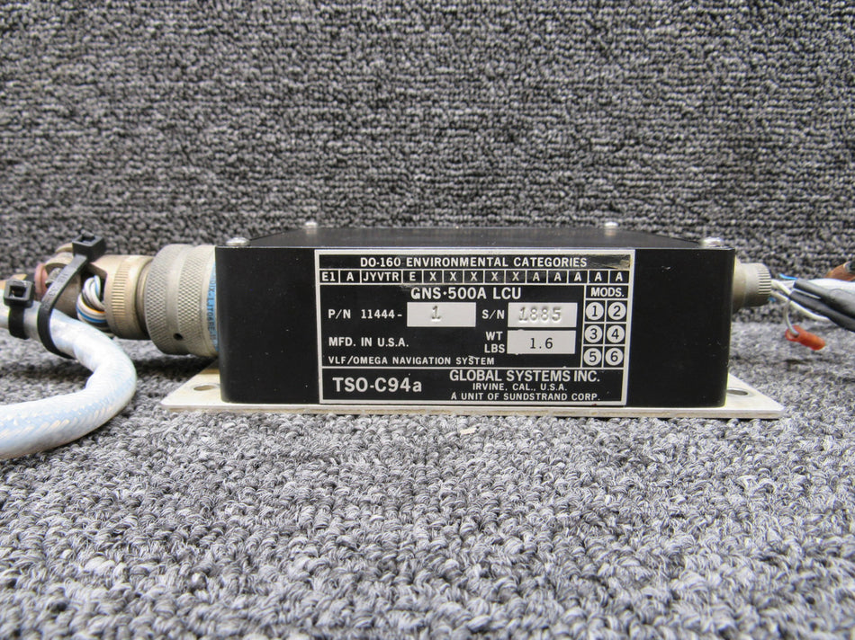 11444-1 Global Systems GNS-500A LCU Environmental Categories