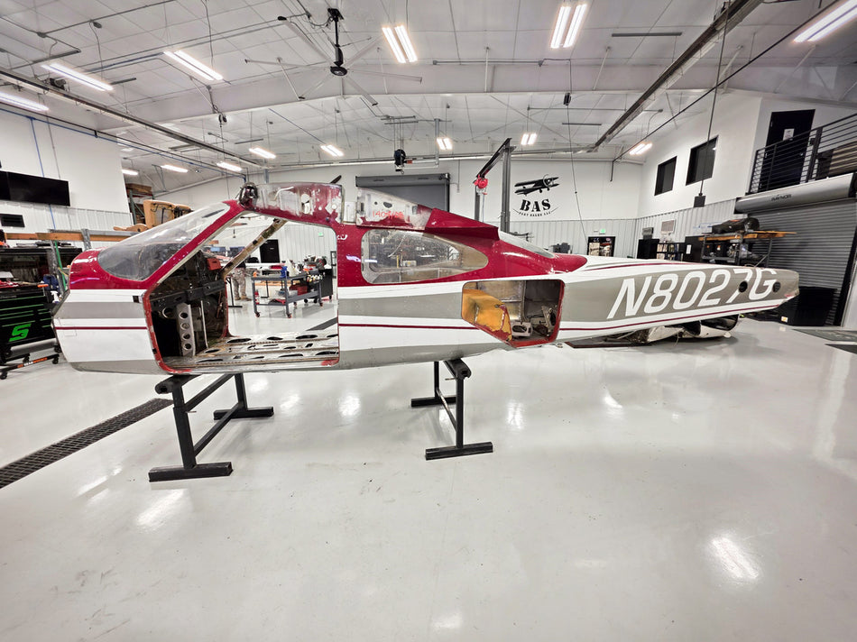 Cessna 177RG Fuselage with Bill of Sale, Airworthiness, Data Tag, and Logs