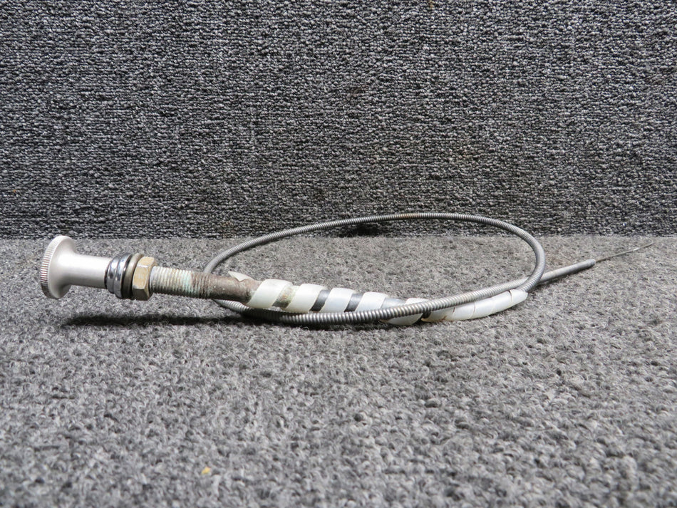 653-032-10 Mooney M20C Parking Brake Control Cable (Length: 34.5")