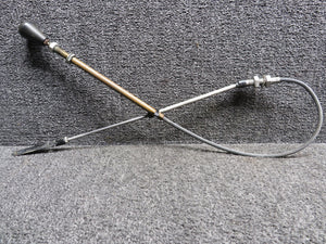 650220-501 Mooney M20C Cowl Flap Control Cable Assembly (Length: 38”)