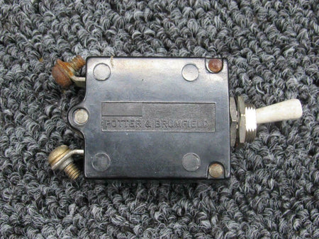 W31X2A1G-40 Beechcraft 95-B55 Potter & Brumfield Push Breaker Switch (A: 40) BAS Part Sales | Airplane Parts