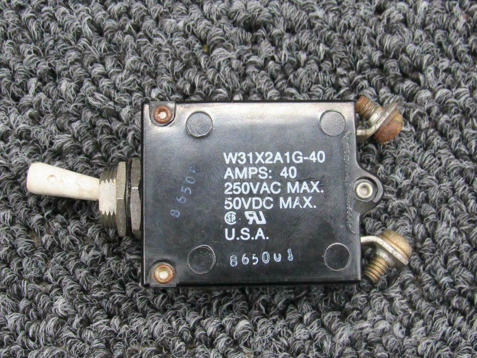 W31X2A1G-40 Potter and Brumfield Toggle Breaker Switch (40A)