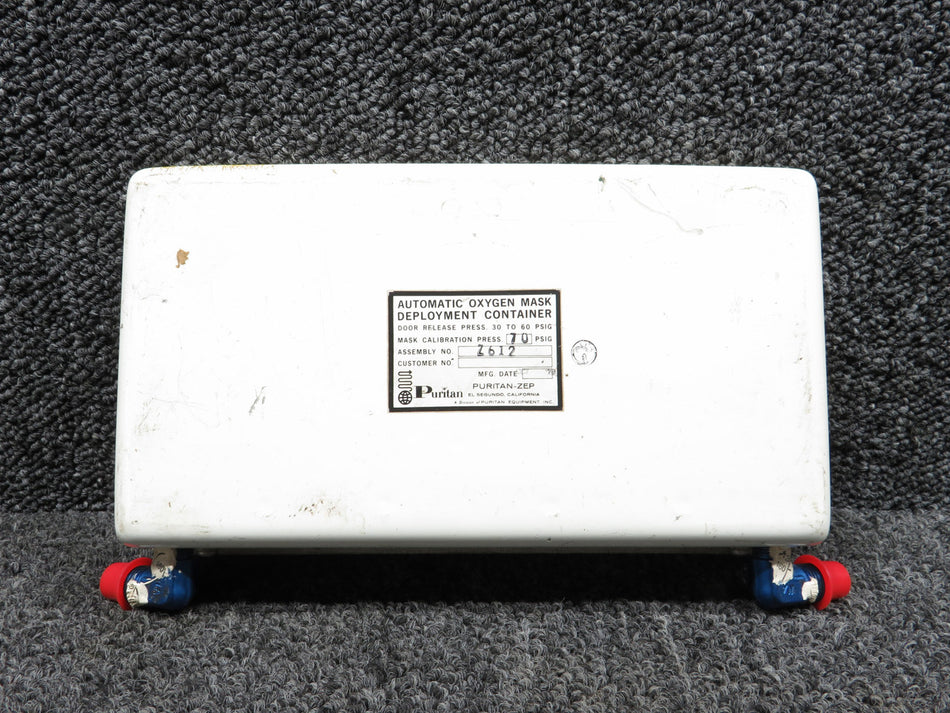 Z612 Puritan-Zep Auto Oxygen Mask Deployment Container