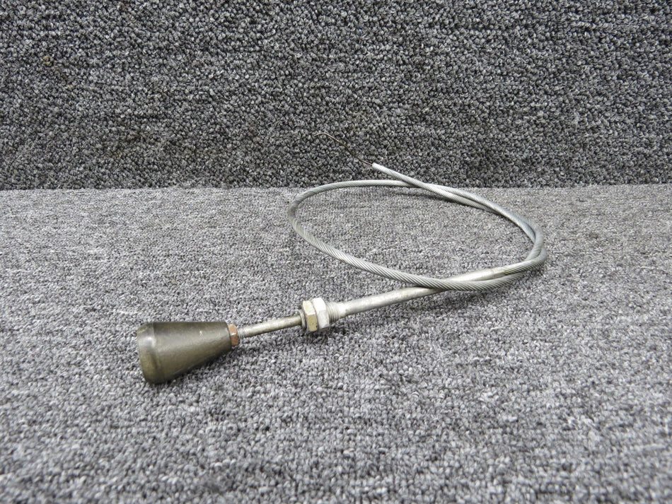 640257-009 Mooney M20K Cabin Fresh Air Control Cable (Length: 34.5”)